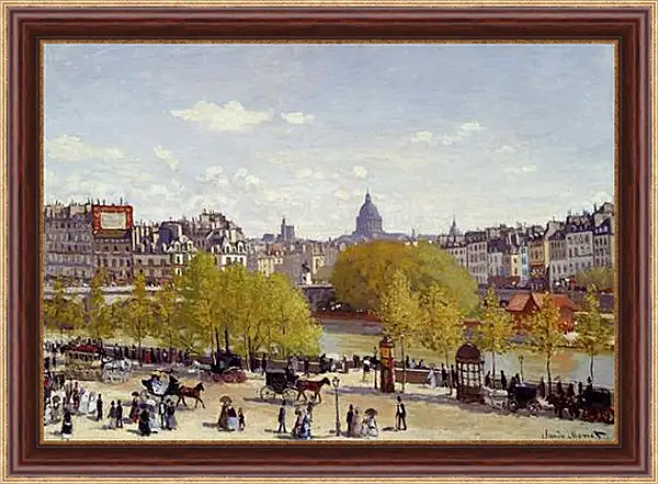 Картина в раме - Quai du Louvre. Клод Моне Картина в раме - Quai du Louvre. Клод Моне