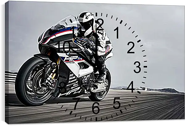 Часы картина - Мотоцикл BMW Часы картина - Мотоцикл BMW