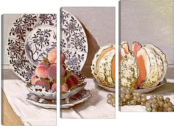 Модульная картина - Still Life with a Melon (1872) Модульная картина - Still Life with a Melon (1872)