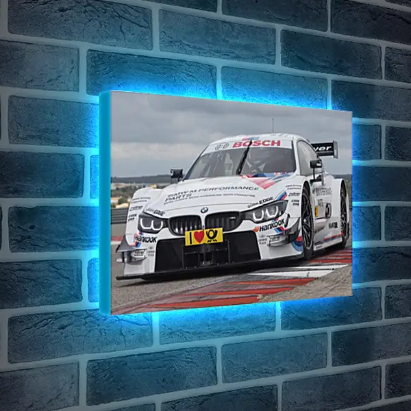 Лайтбокс световая панель - BMW 4 DTM (БМВ 4 ДТМ) Лайтбокс световая панель - BMW 4 DTM (БМВ 4 ДТМ)