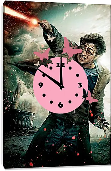 Часы картина - Гарри Поттер и Дары Смерти Часы картина - Гарри Поттер и Дары Смерти