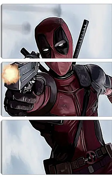 Модульная картина - Deadpool Модульная картина - Deadpool