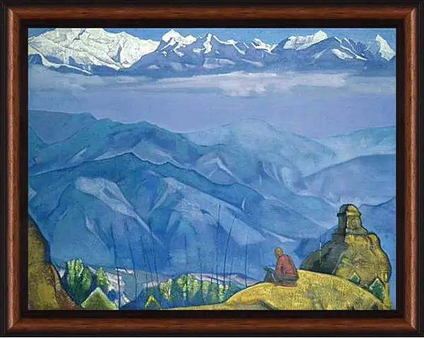 Картина в раме - Книга мудрости. Рерих Николай Картина в раме - Книга мудрости. Рерих Николай