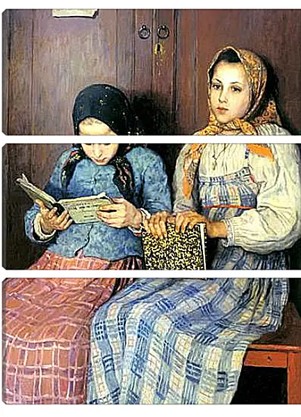 Модульная картина - Ученицы. Богданов Николай Модульная картина - Ученицы. Богданов Николай