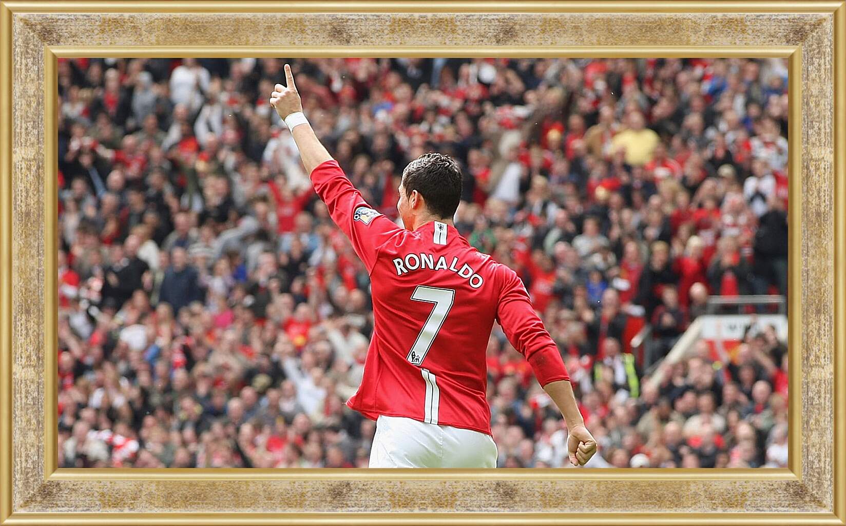 Картина в раме - Криштиану Роналду. Манчестер Юнайтед.