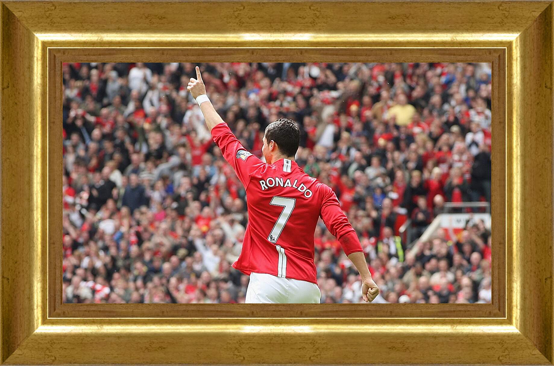 Картина в раме - Криштиану Роналду. Манчестер Юнайтед.