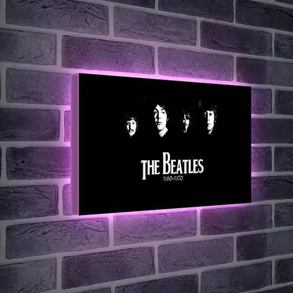 Лайтбокс световая панель - The Beatles - Битлз