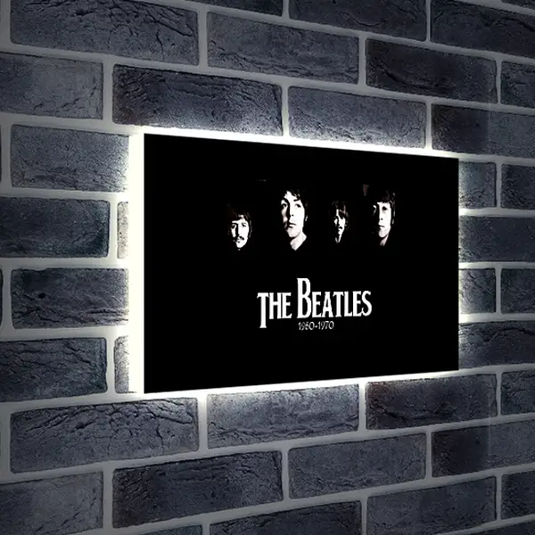 Лайтбокс световая панель - The Beatles - Битлз