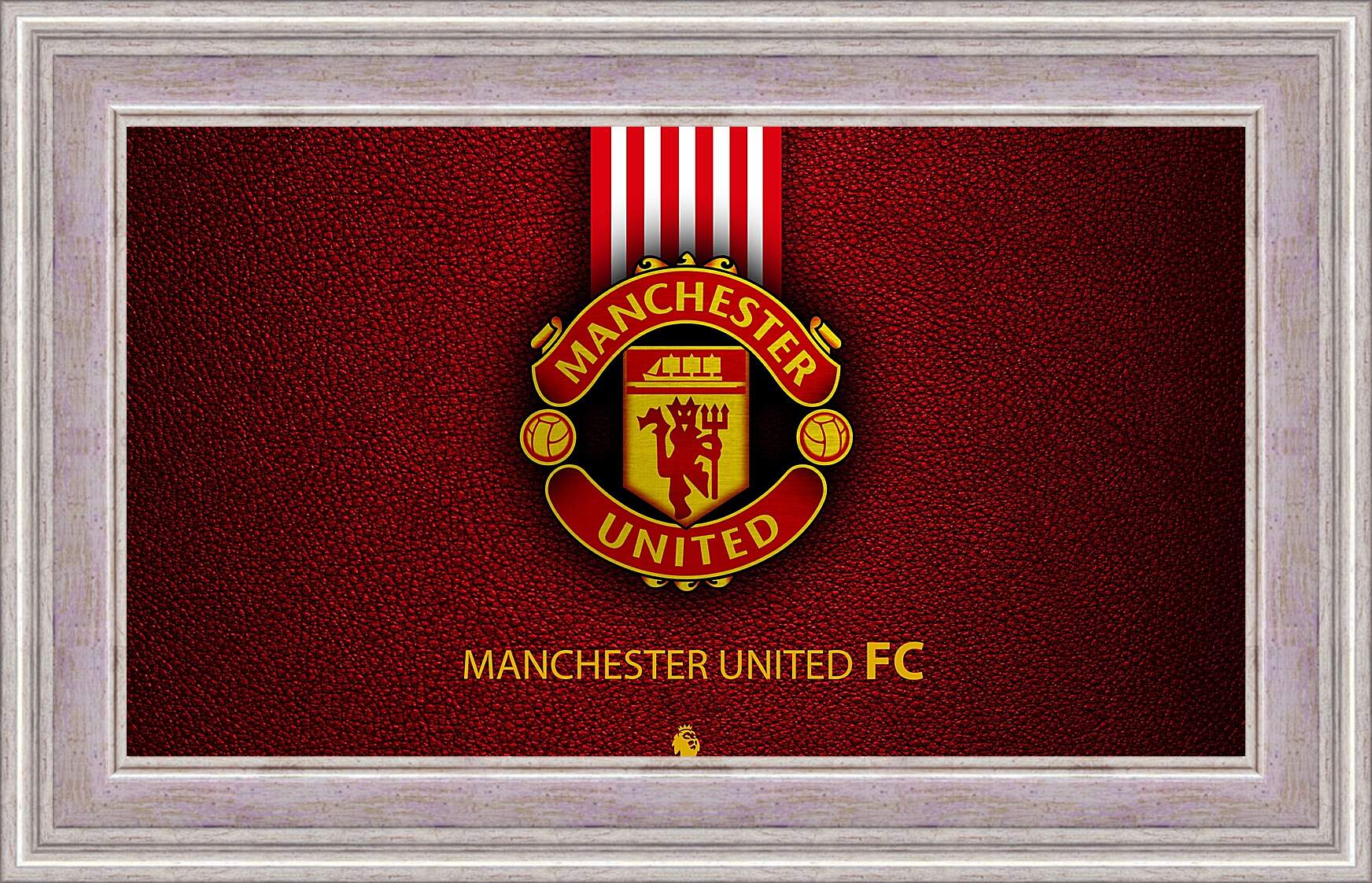 Картина в раме - Эмблема ФК Манчестер Юнайтед