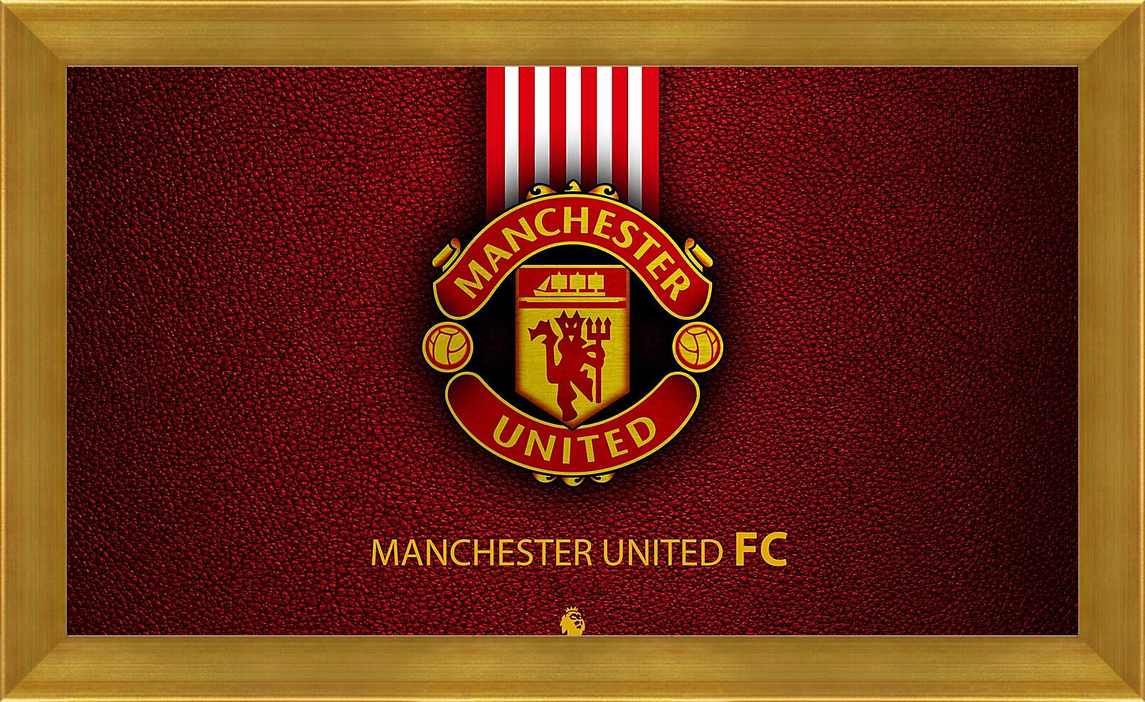 Картина в раме - Эмблема ФК Манчестер Юнайтед