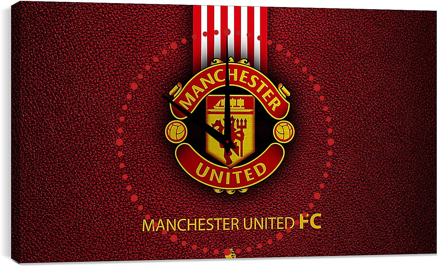 Часы картина - Эмблема ФК Манчестер Юнайтед