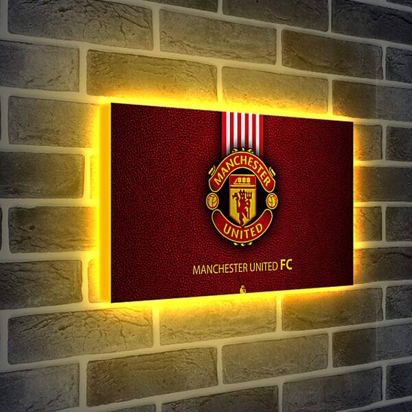 Лайтбокс световая панель - Эмблема ФК Манчестер Юнайтед