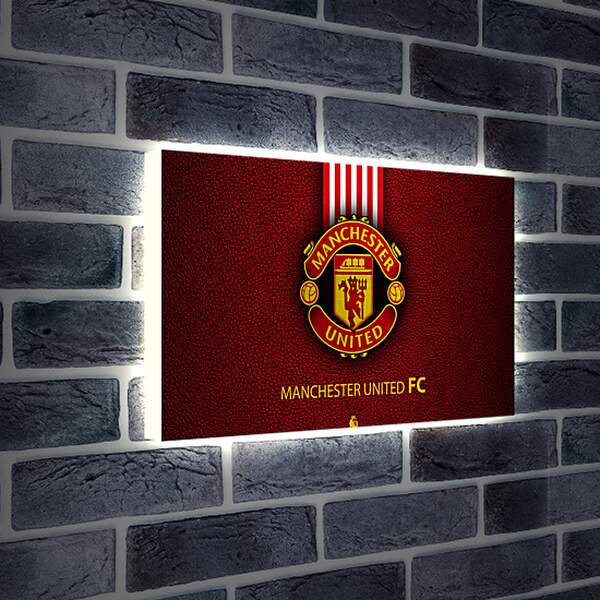 Лайтбокс световая панель - Эмблема ФК Манчестер Юнайтед