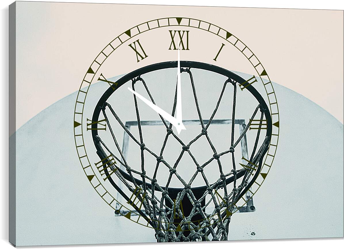 Часы картина - Баскетбольное кольцо