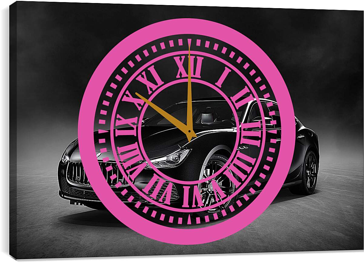 Часы картина - Maserati Ghibli