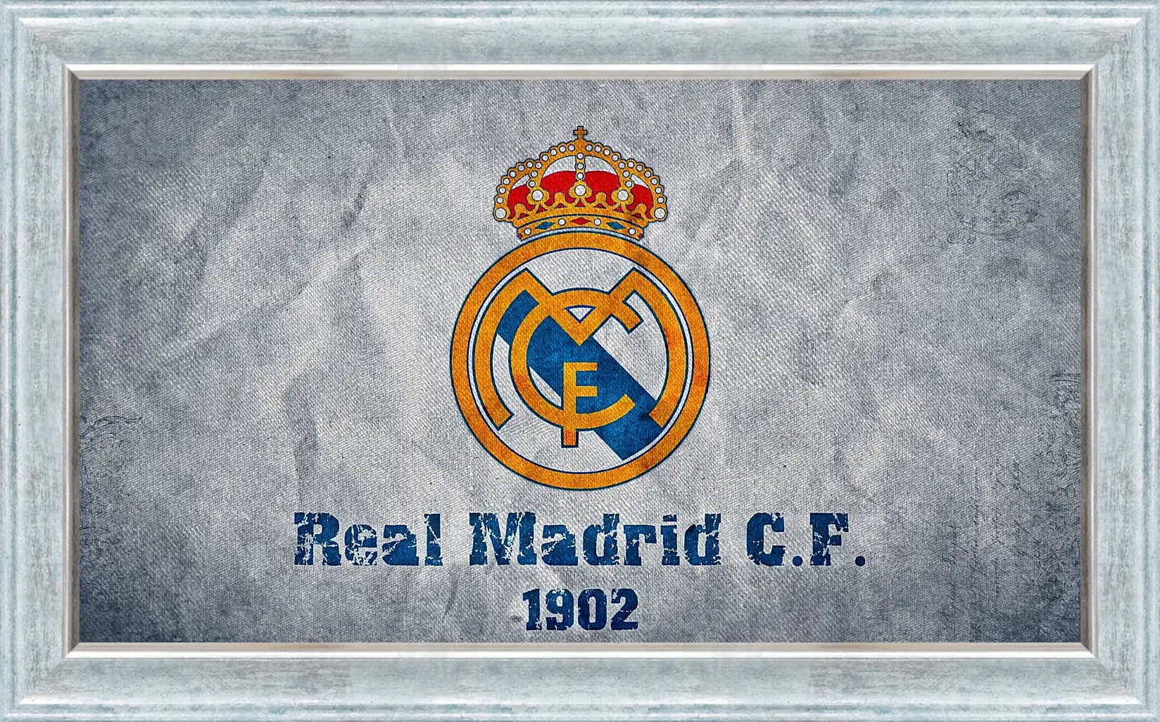 Картина в раме - Эмблема Реал Мадрид. Real Madrid.