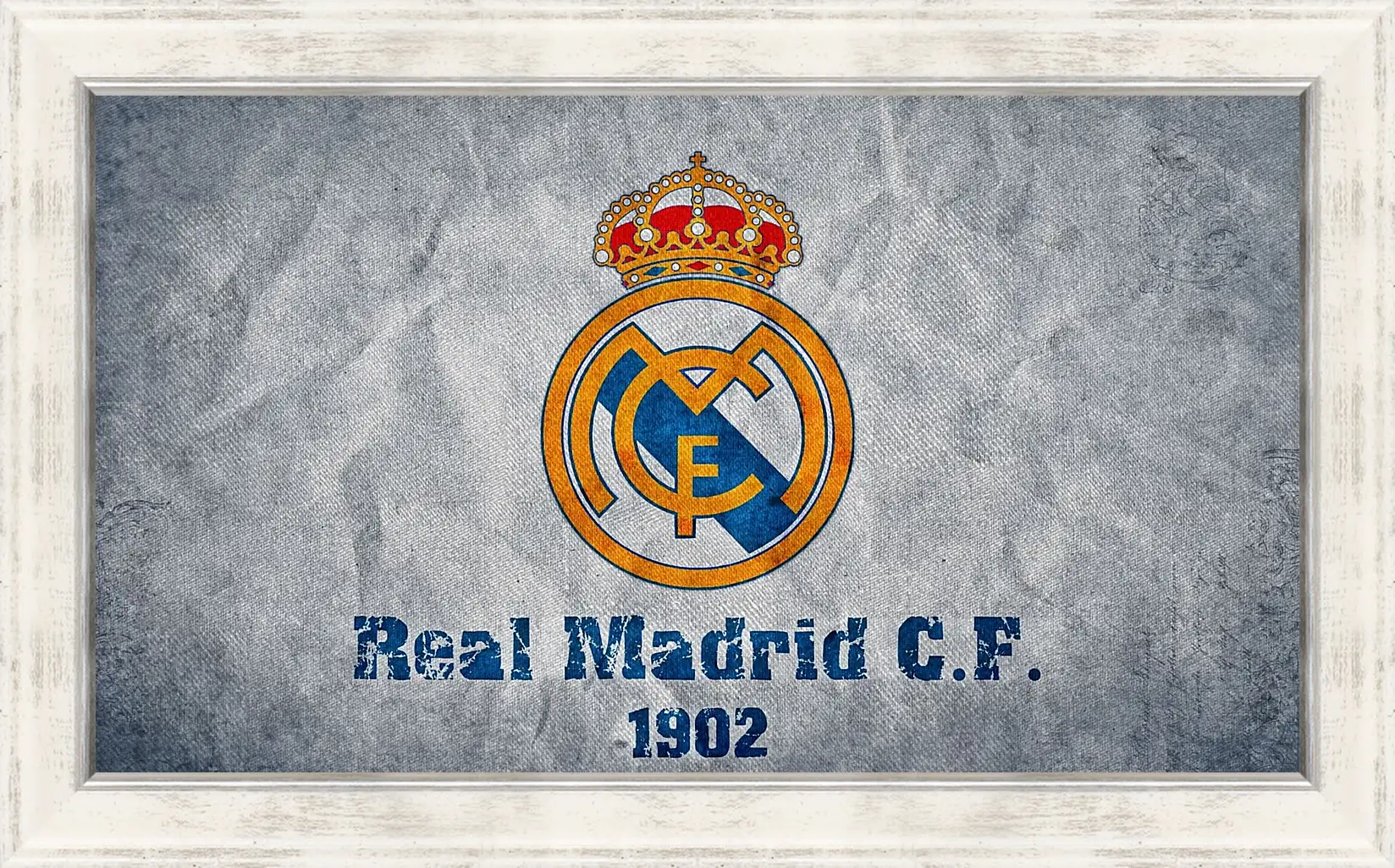 Картина в раме - Эмблема Реал Мадрид. Real Madrid.