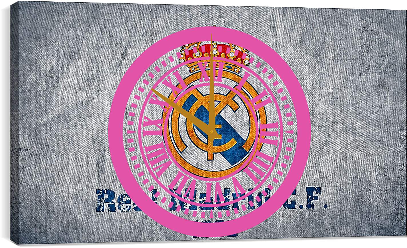 Часы картина - Эмблема Реал Мадрид. Real Madrid.