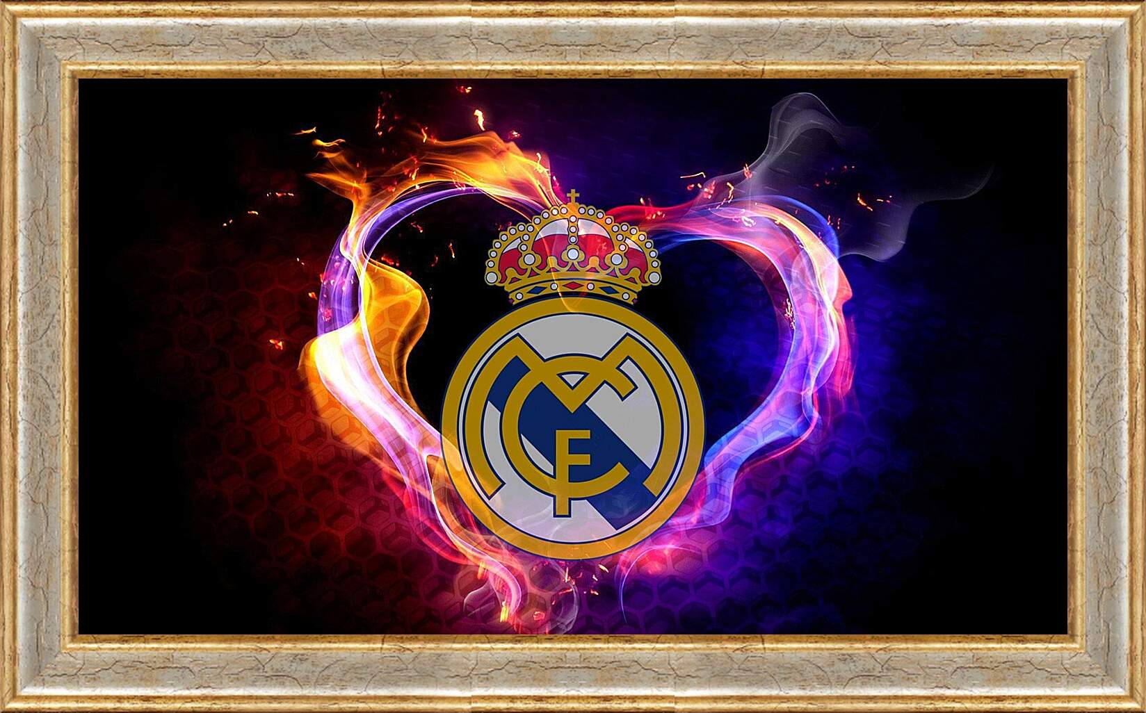 Картина в раме - Огненная Эмблема Реал Мадрид