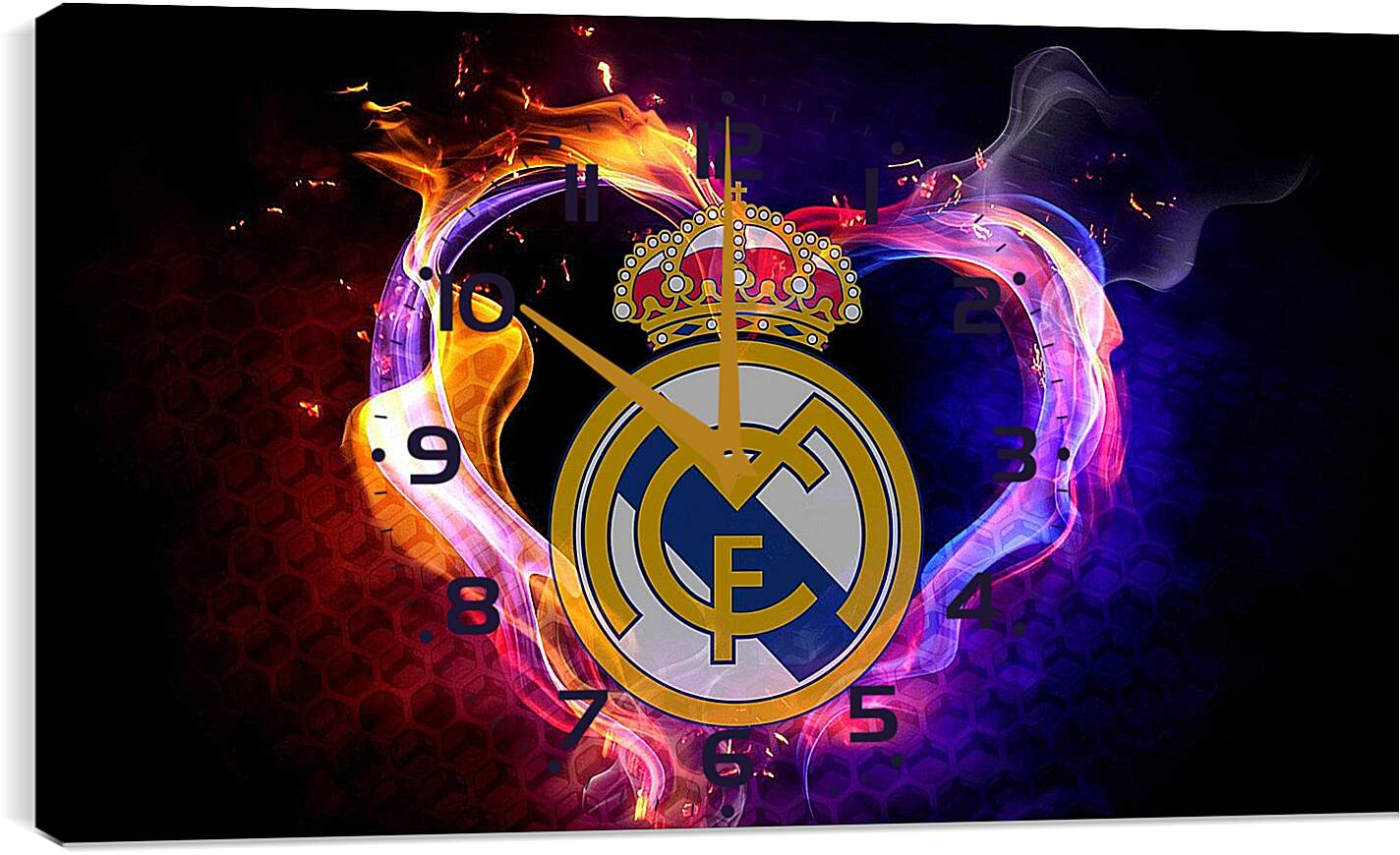 Часы картина - Огненная Эмблема Реал Мадрид