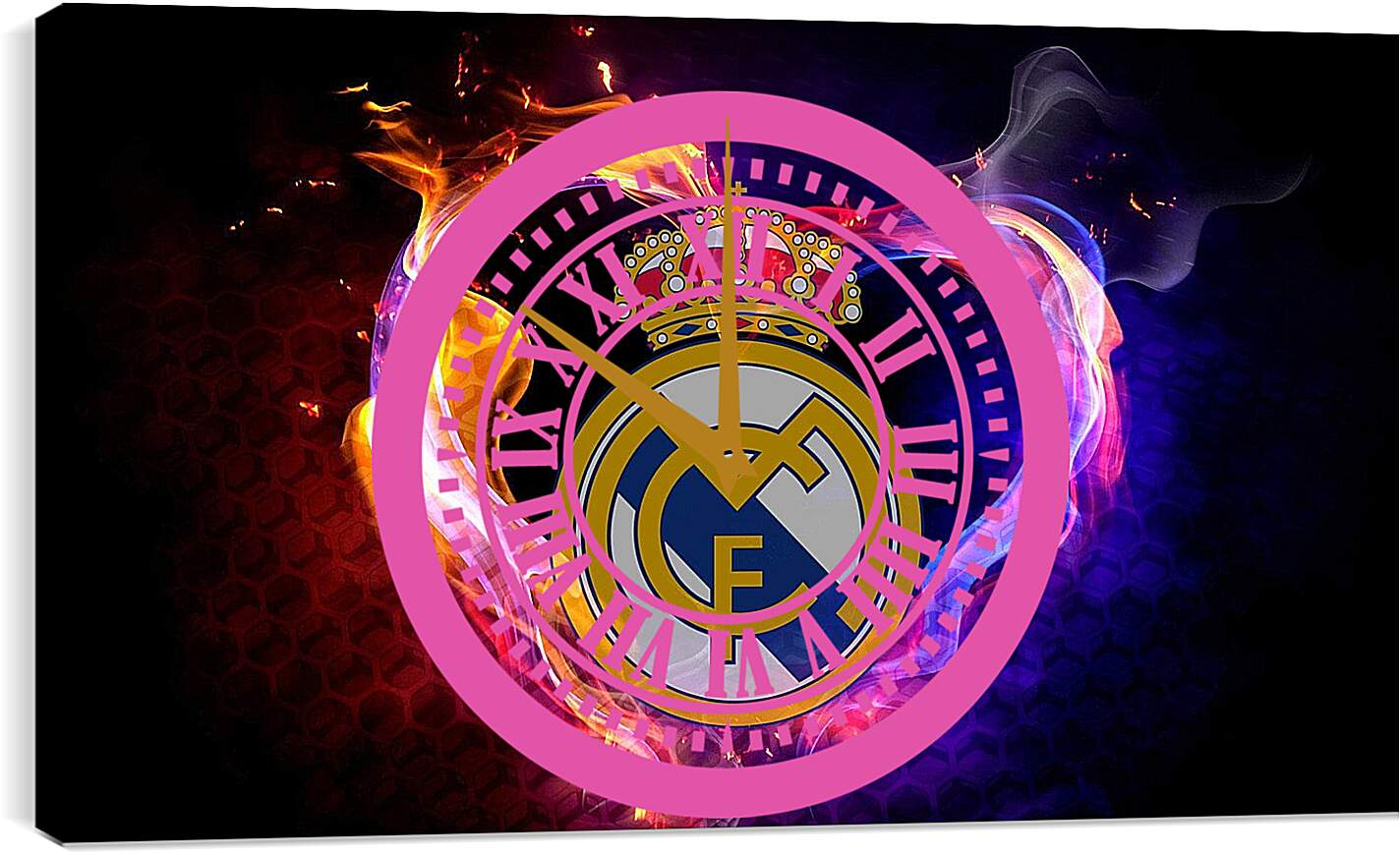 Часы картина - Огненная Эмблема Реал Мадрид