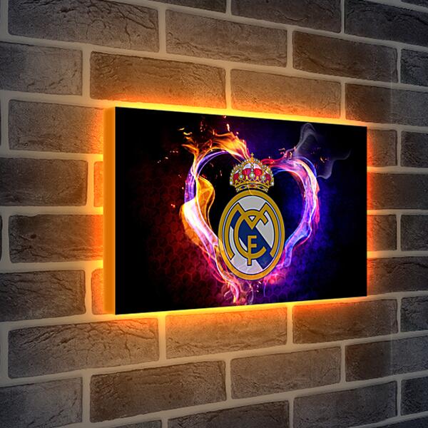 Лайтбокс световая панель - Огненная Эмблема Реал Мадрид