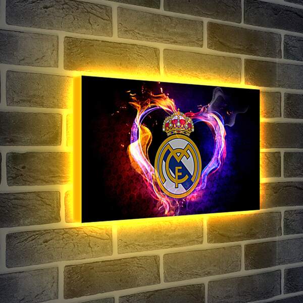 Лайтбокс световая панель - Огненная Эмблема Реал Мадрид