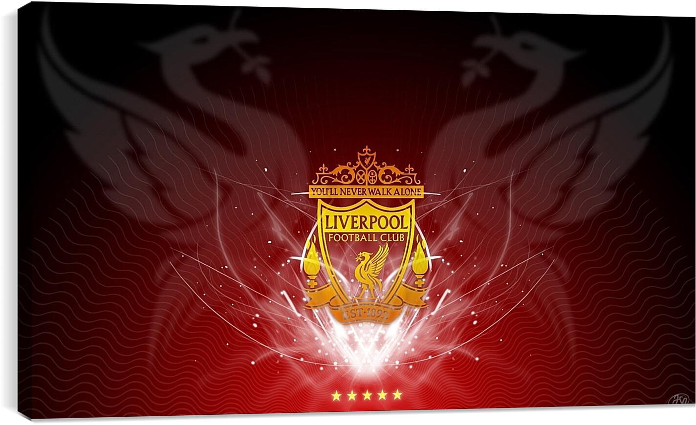 Постер и плакат - Эмблема Ливерпуль. Liverpool.