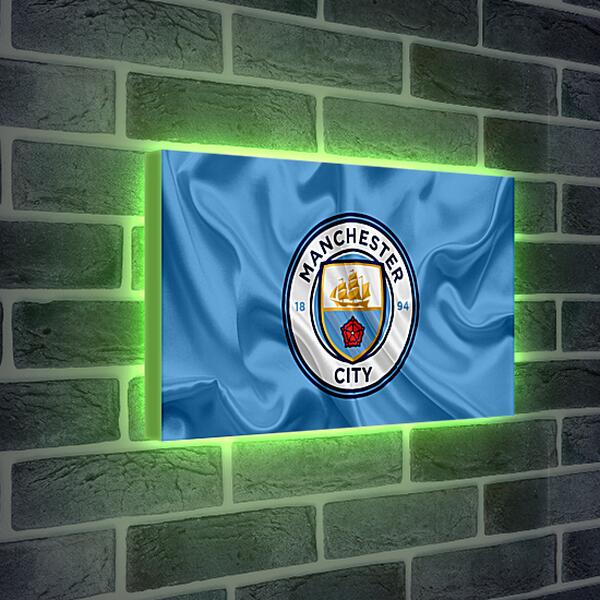 Лайтбокс световая панель - Эмблема Манчестер Сити
