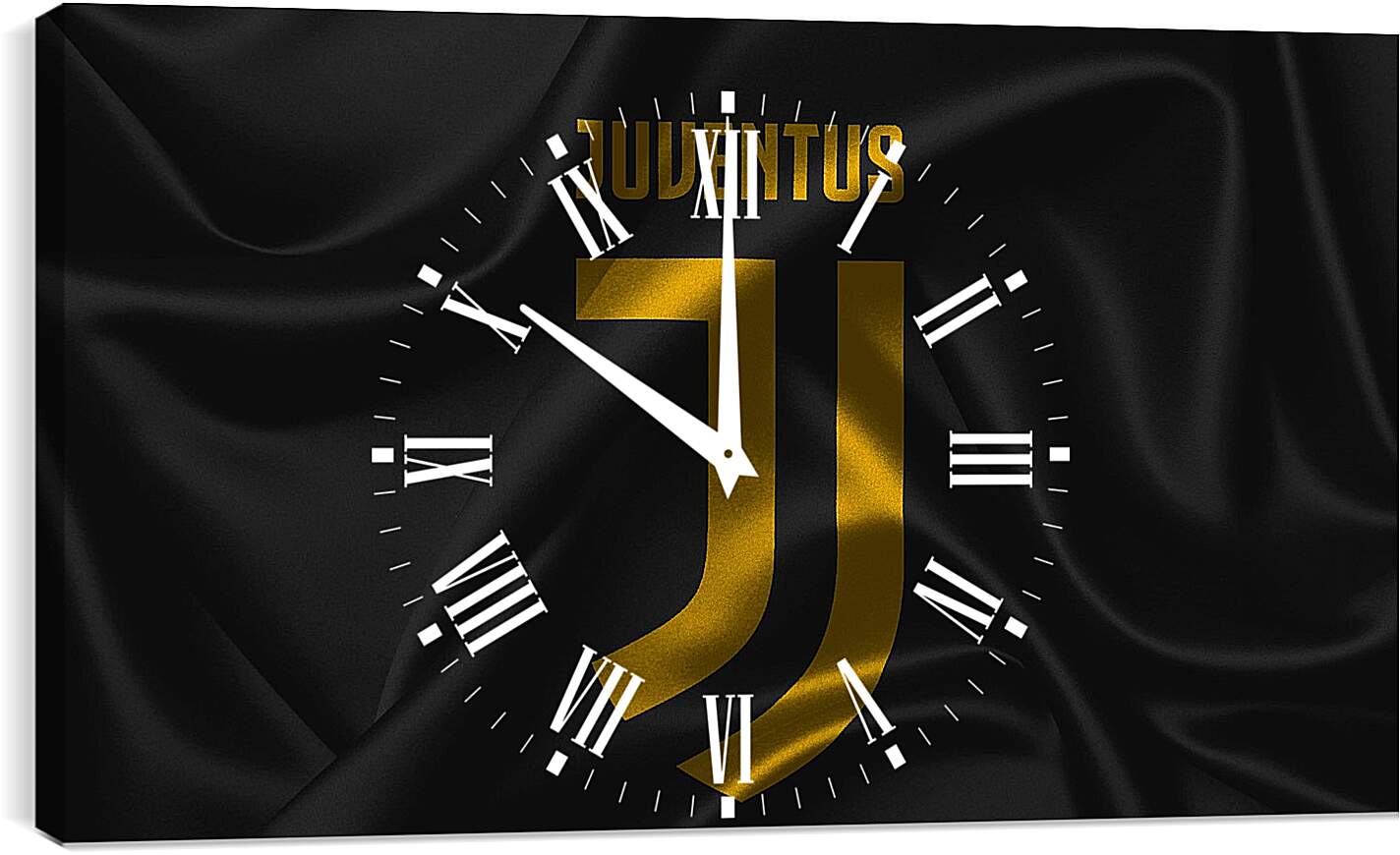Часы картина - Эмблема Ювентус. Juventus.