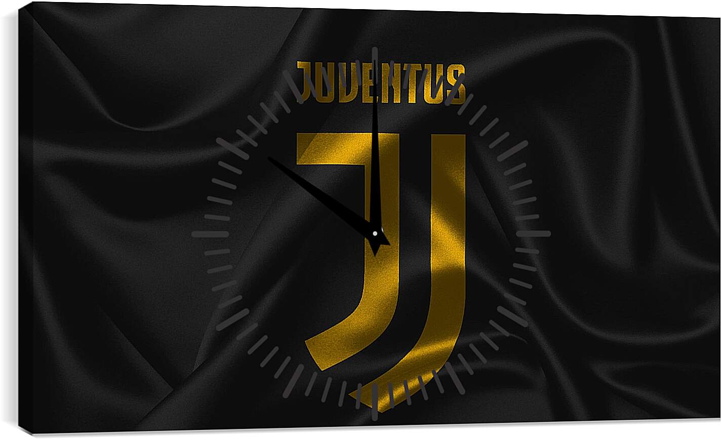 Часы картина - Эмблема Ювентус. Juventus.