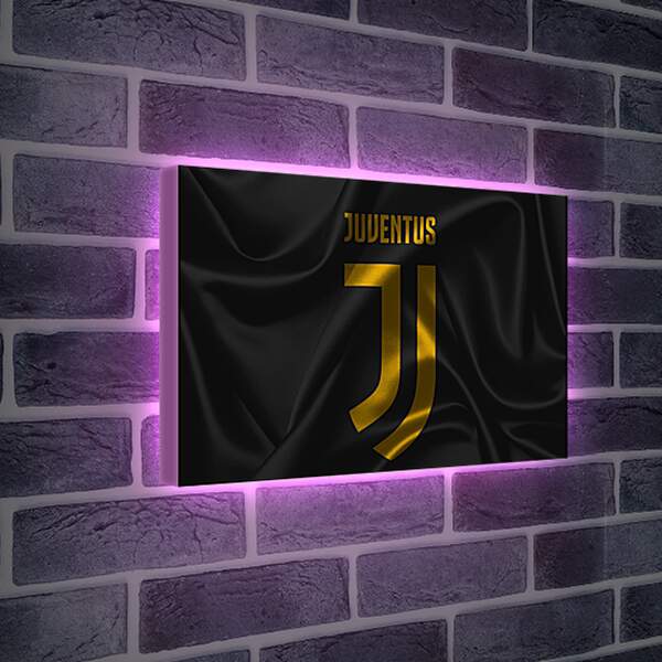 Лайтбокс световая панель - Эмблема Ювентус. Juventus.