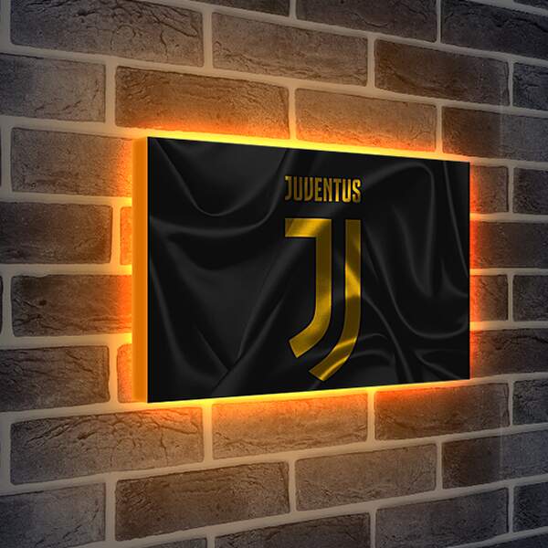 Лайтбокс световая панель - Эмблема Ювентус. Juventus.