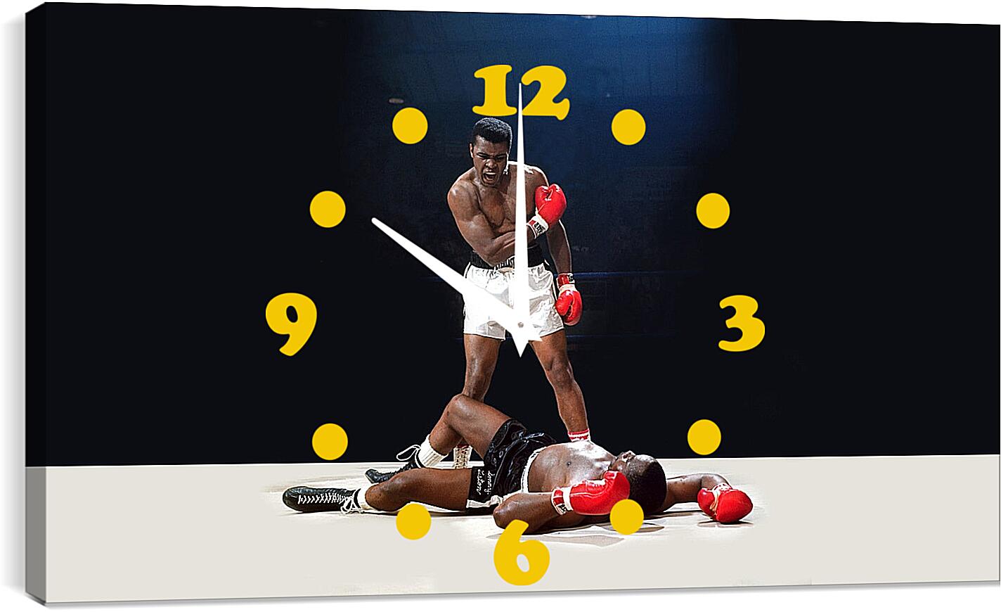 Часы картина - Бокс. Мухаммед Али