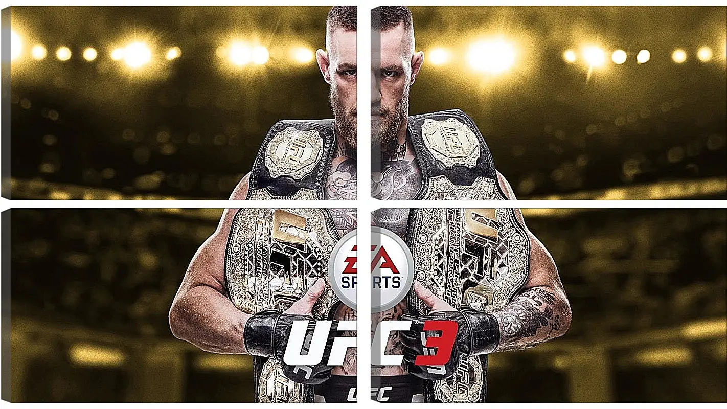 Модульная картина - UFC. Конор МакГрегор. EA Sports