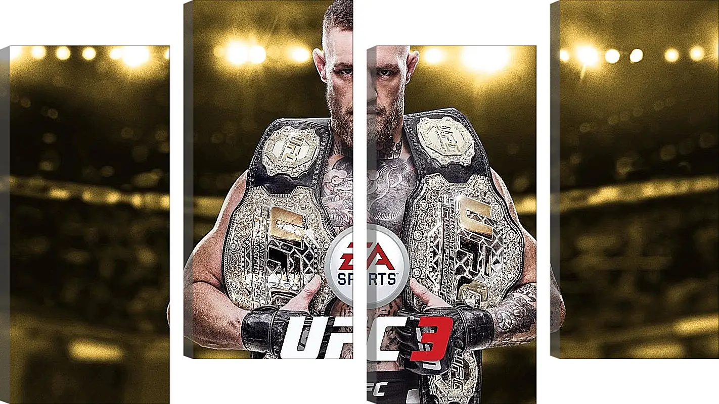 Модульная картина - UFC. Конор МакГрегор. EA Sports