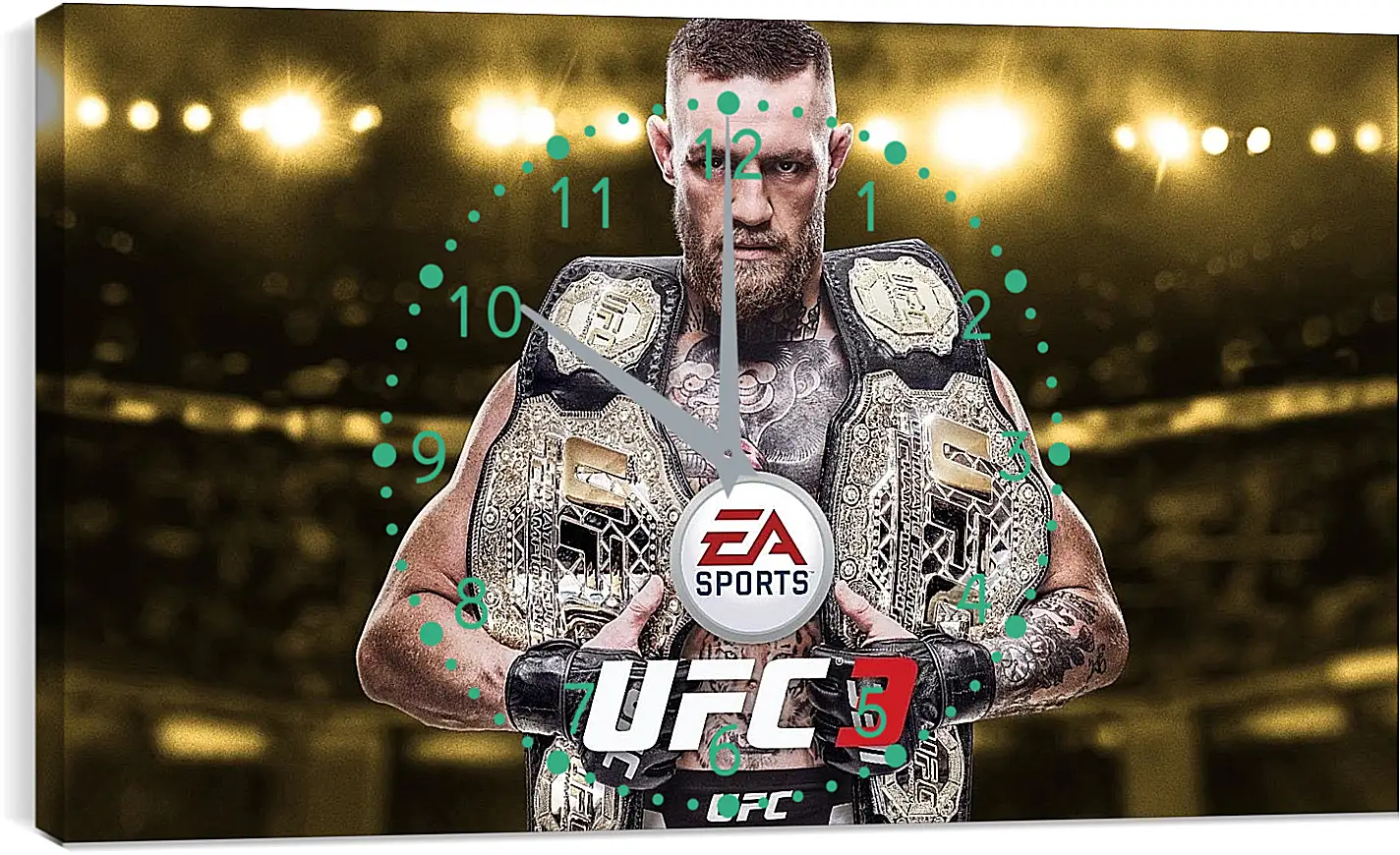 Часы картина - UFC. Конор МакГрегор. EA Sports