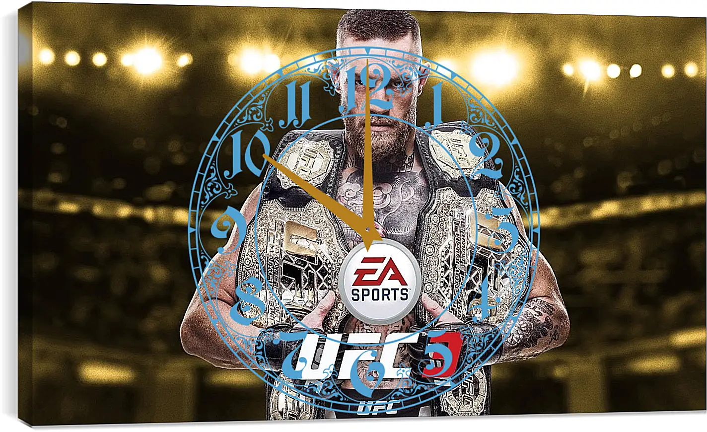 Часы картина - UFC. Конор МакГрегор. EA Sports