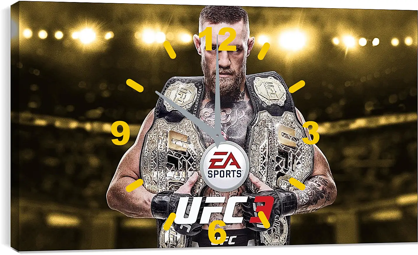 Часы картина - UFC. Конор МакГрегор. EA Sports