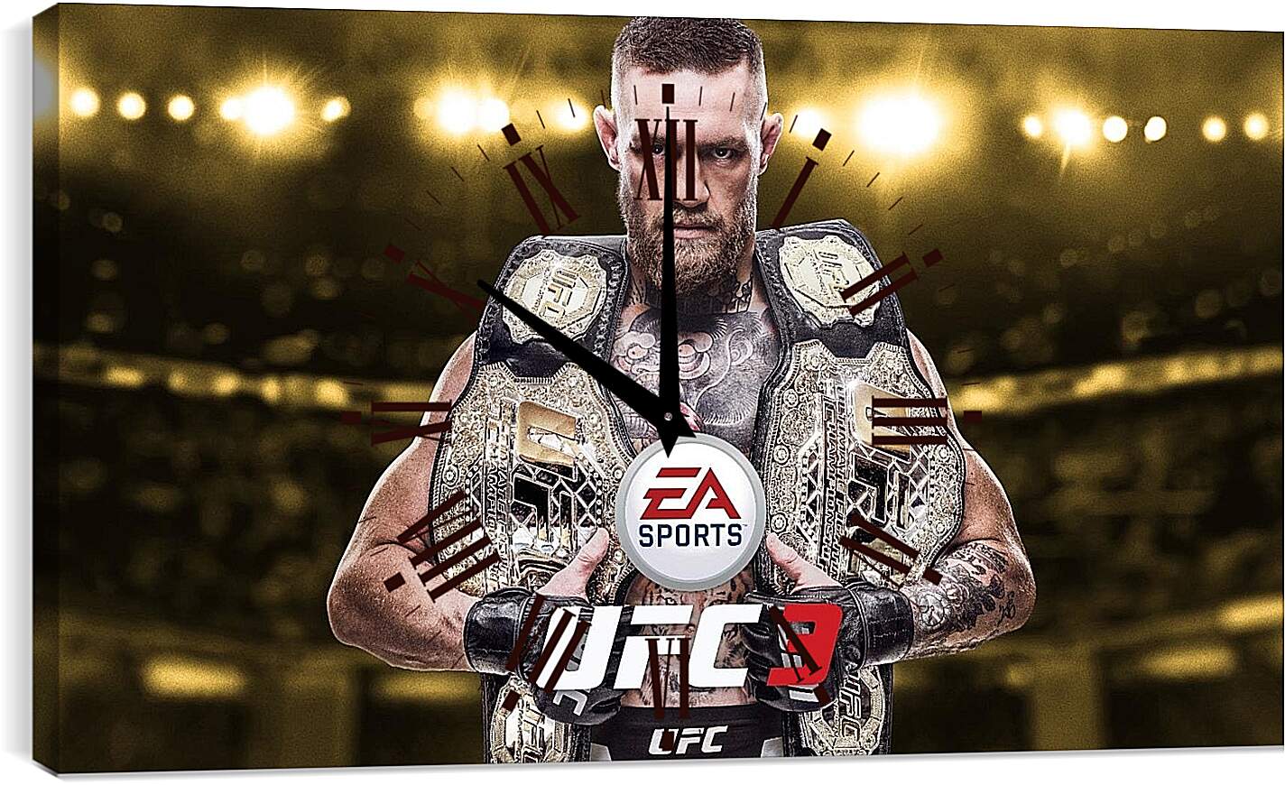 Часы картина - UFC. Конор МакГрегор. EA Sports