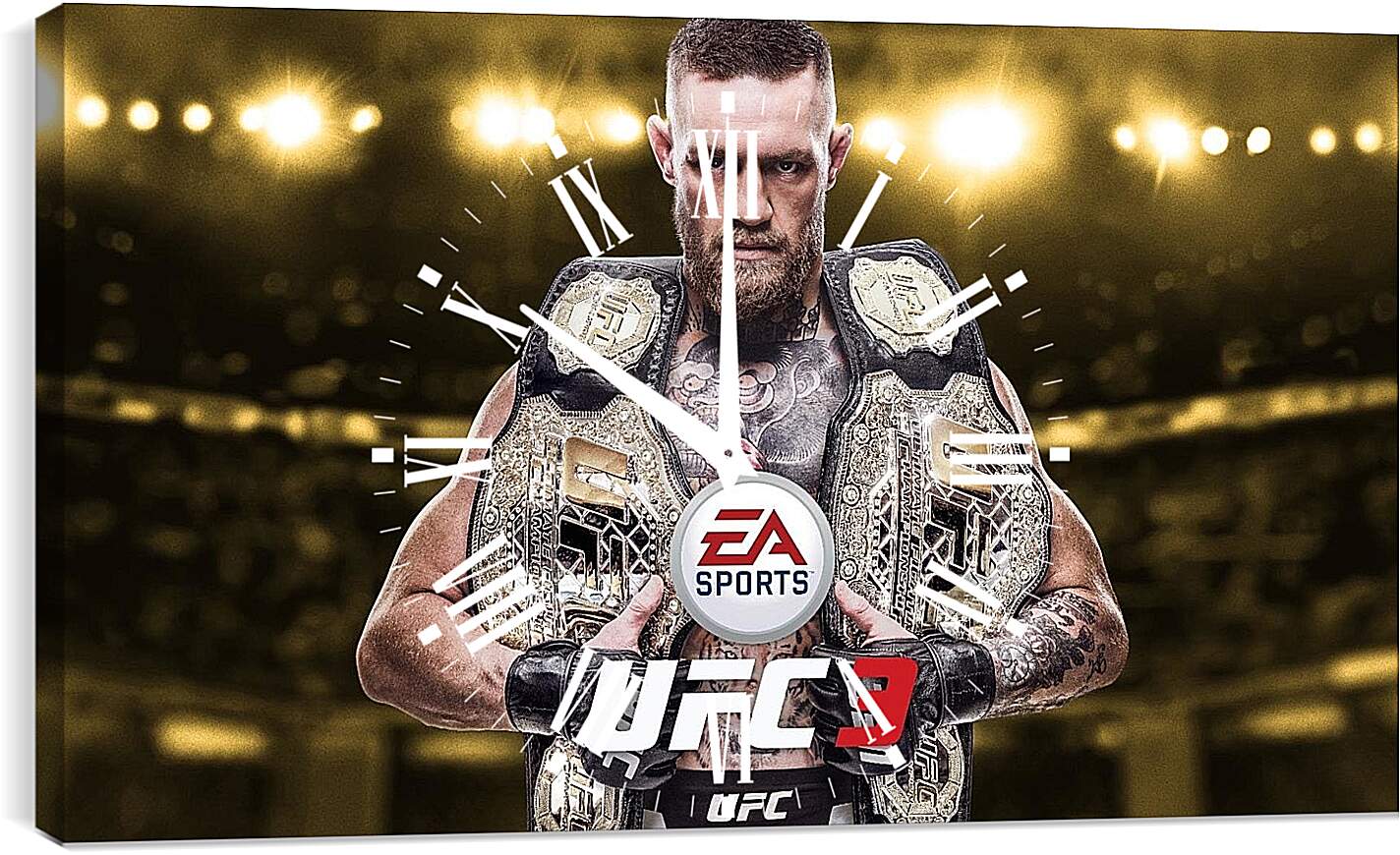 Часы картина - UFC. Конор МакГрегор. EA Sports