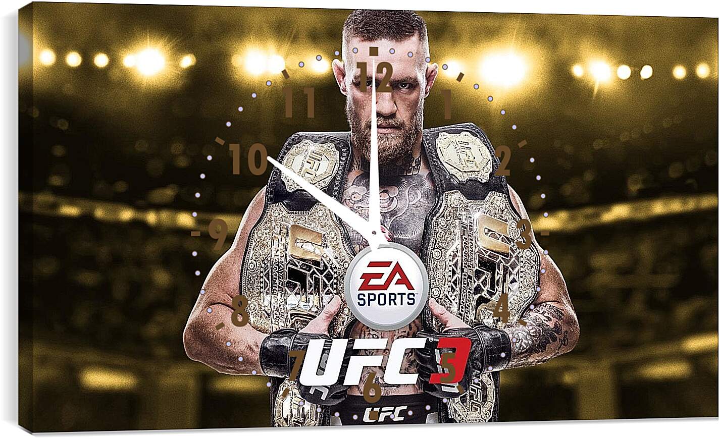 Часы картина - UFC. Конор МакГрегор. EA Sports