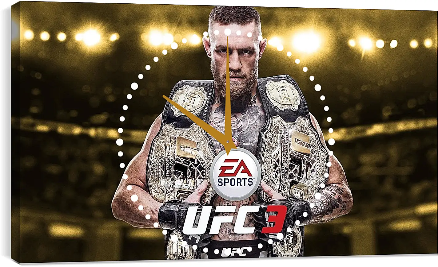 Часы картина - UFC. Конор МакГрегор. EA Sports