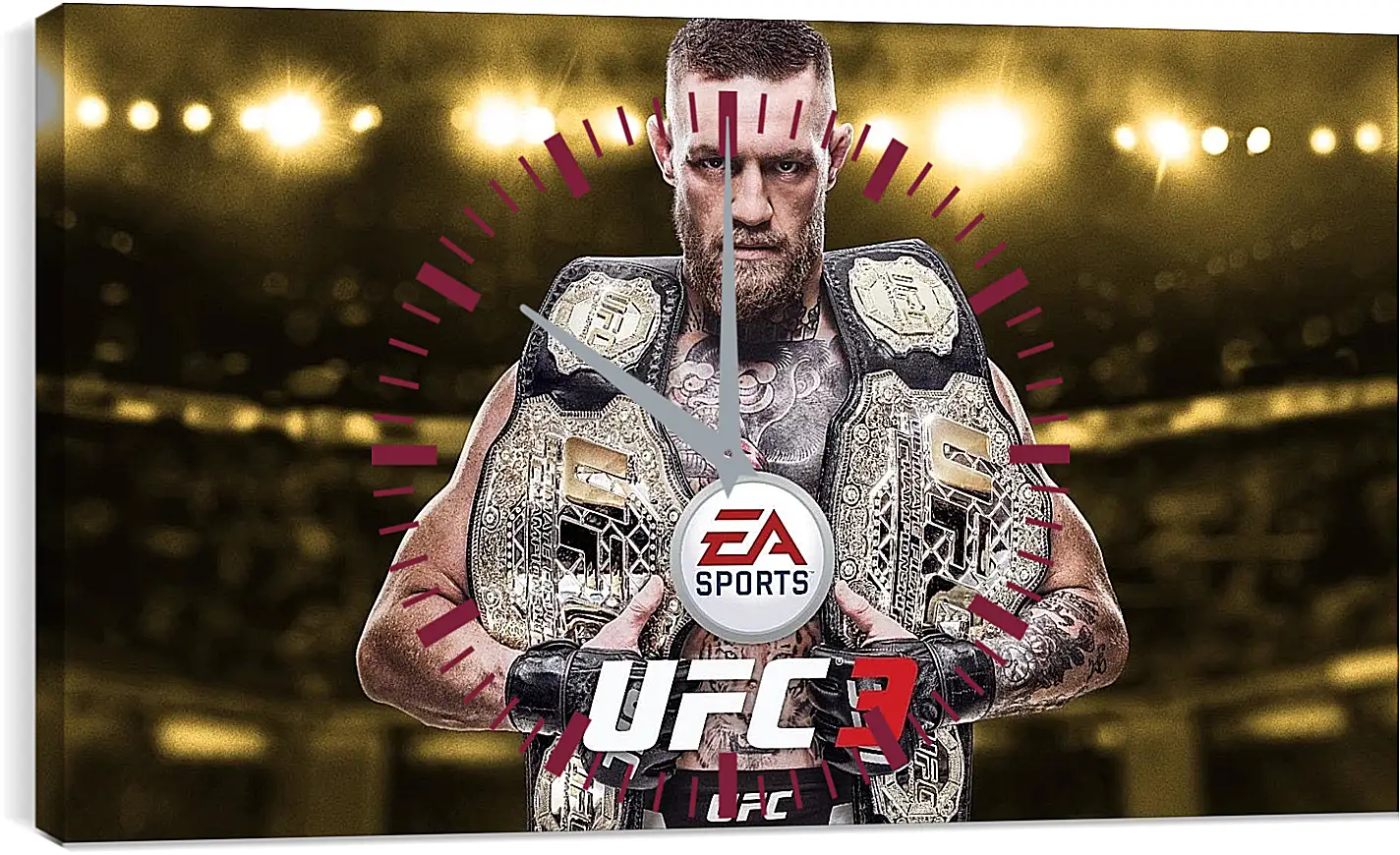 Часы картина - UFC. Конор МакГрегор. EA Sports