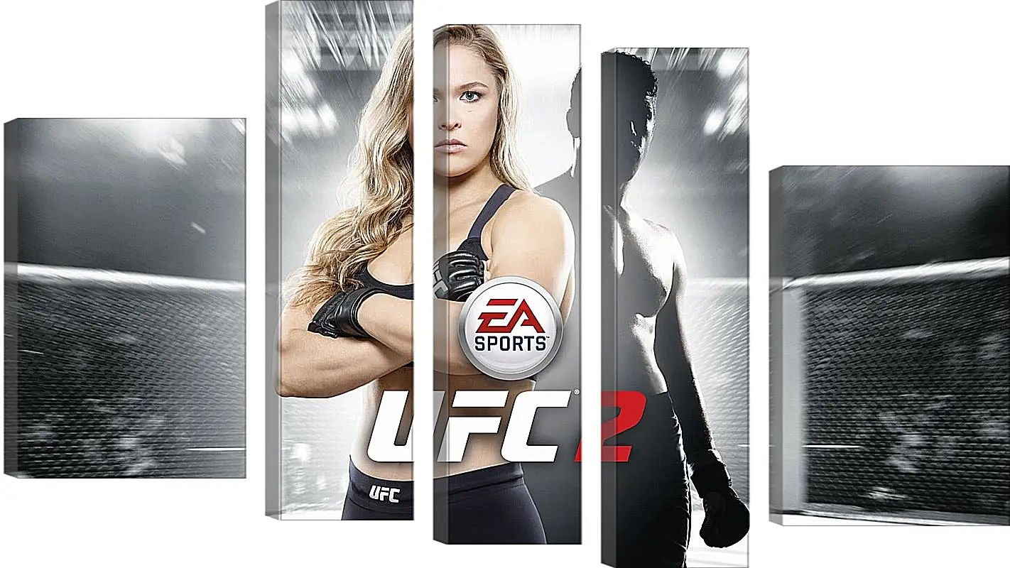 Модульная картина - UFC. Ронда Роузи. EA Sports