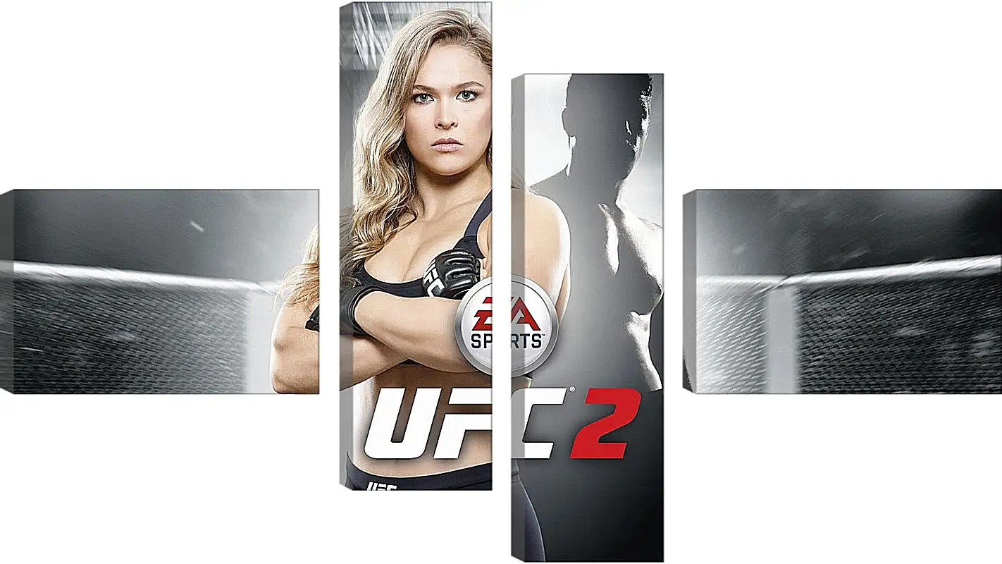 Модульная картина - UFC. Ронда Роузи. EA Sports