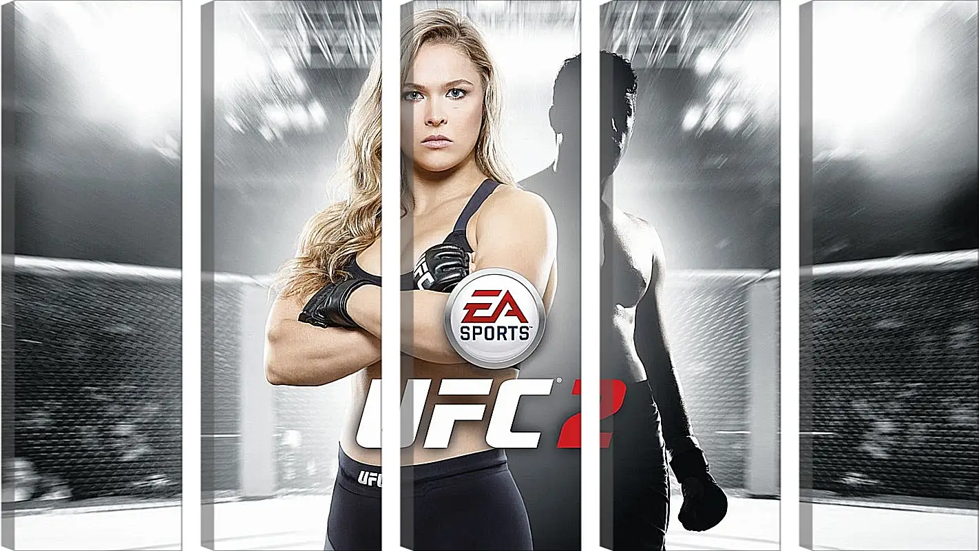 Модульная картина - UFC. Ронда Роузи. EA Sports