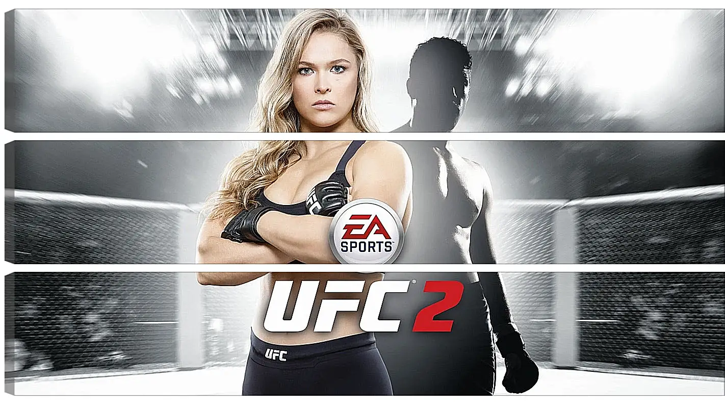 Модульная картина - UFC. Ронда Роузи. EA Sports