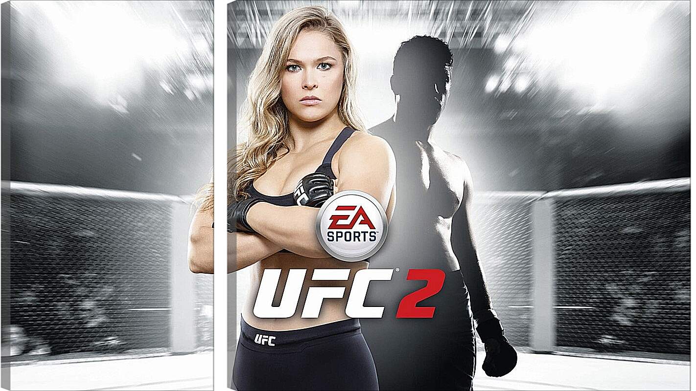 Модульная картина - UFC. Ронда Роузи. EA Sports