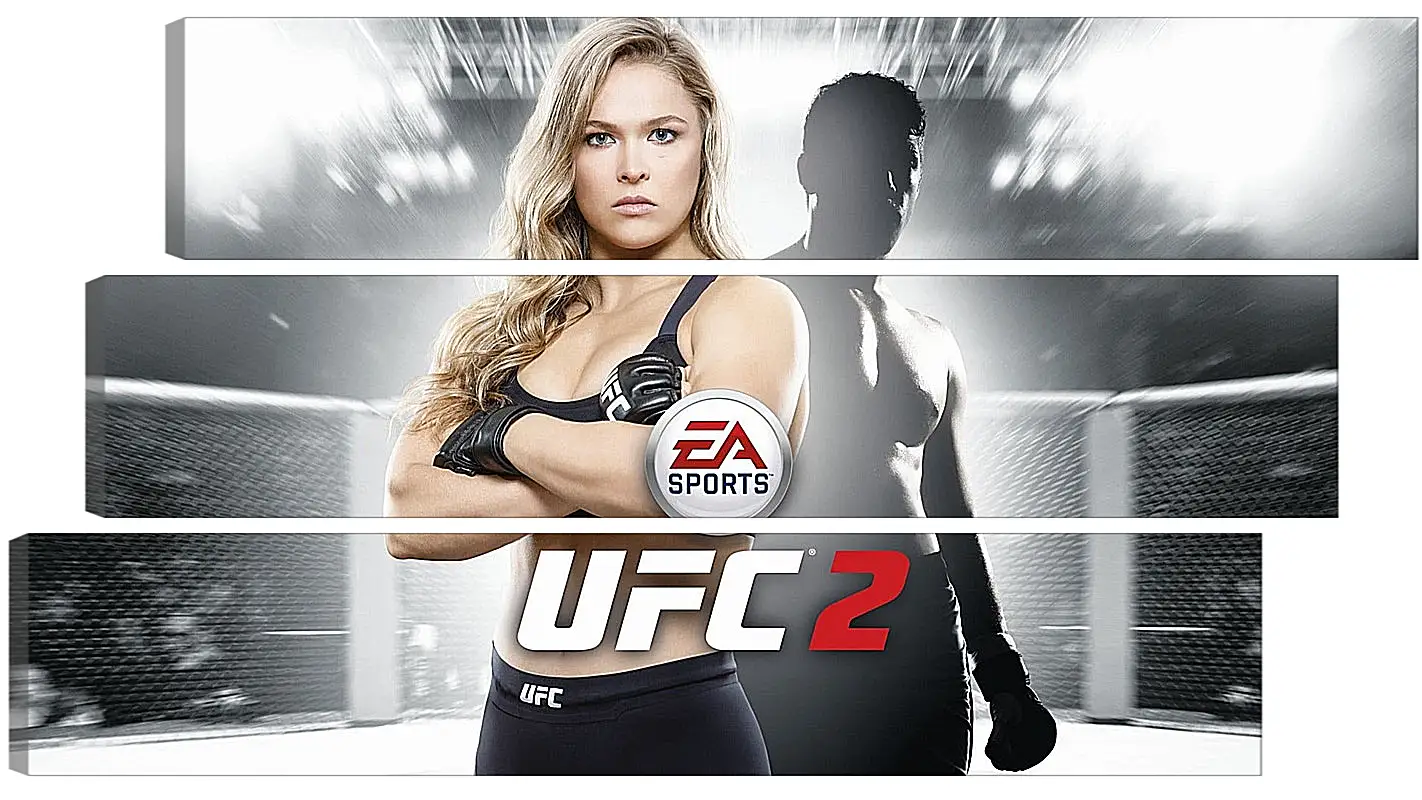 Модульная картина - UFC. Ронда Роузи. EA Sports